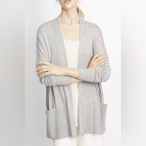 Vince Women’s Silk Cashmere Blend Open Front Lightweight Cardigan Size L